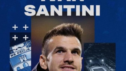 九游-官方：克罗地亚俱乐部宣布苏宁外援桑蒂尼加盟